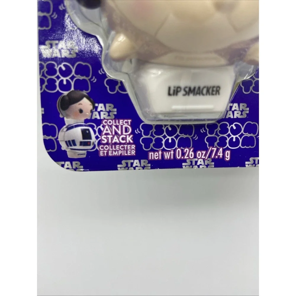 Star‎ Wars Tsum Tsum Lip Smacker Princess Leia Cinnamon Buns Lip Balm New